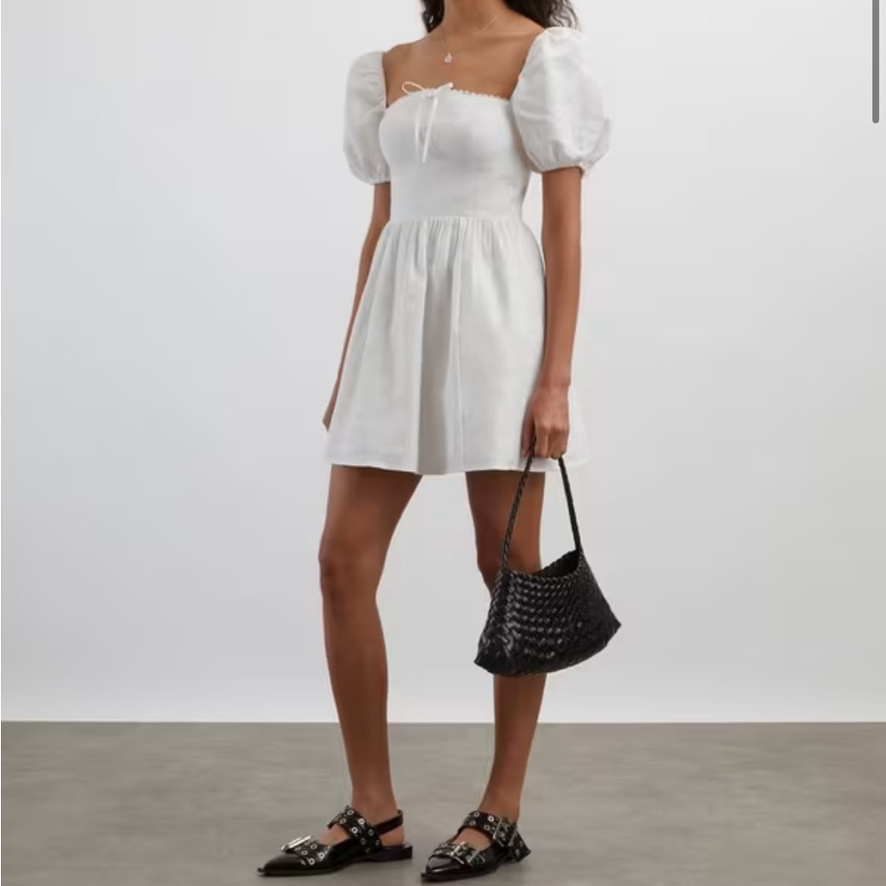 Reformation linen midi dress NWT